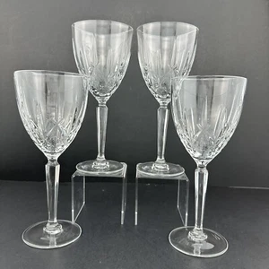 Waterford Crystal SPARKLE Water Goblet Glasses (4) SUPERIOR Condition Marquis - Picture 1 of 16