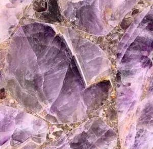 "Amethyst Quartz Agate Stone Coffee Table | Natural Gemstone Centerpiece" - Picture 1 of 4