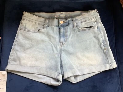 "Pantalones cortos Old Navel con puños talla 8 elásticos azul claro 33""" Foto 1 de 4