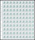 2940, Alice Hamilton feuille complète de 100 timbres 55 cents CV 150 $ - Stuart Katz