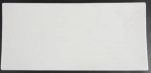 Fitz & Floyd NEVAEH WHITE Fine Bone China Smooth Serving  Square TRAY. 13” Long - Picture 1 of 4
