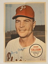 John Callison 1967 O-Pee-Chee Poster #13 Phillies