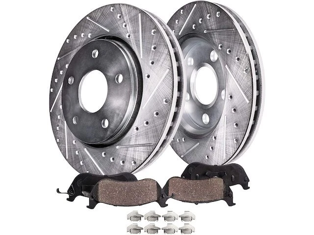 Kit de pastillas de freno delanteras y rotor 73CV65Z para Mitsubishi Eclipse 1990-2001 Foto 1 de 1