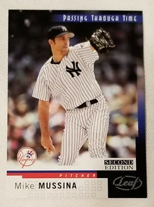 2004 Leaf Second Edition #257 Mike Mussina New York Yankees Card - Picture 1 of 2