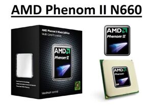 AMD Phenom II N660 Dual Core Processor 3.0 GHz, 2MB Cache, Socket S1, 35W CPU