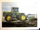 JOHN DEERE TRACTOR ART by RAY CROUSE - PERFORMANCE CHECK - SIGNED PRINT ONLY