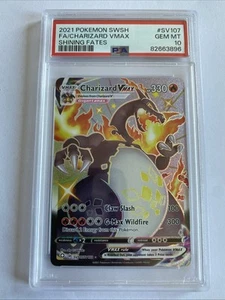 Charizard VMAX Ultra Shiny Rare | Shining Fates | #SV107 | PSA 10 | TCG Pokémon - Bild 1 von 4