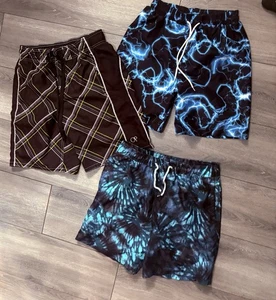 Lot 3-Boys Swim Trunks Size Large Speedo SHEIN - Picture 1 of 2