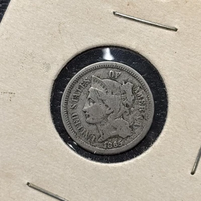 1865 Three Cent Nickel - Image 1 of 2