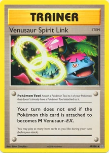 Juego de cartas coleccionables Pokémon Venusaur Spirit Link 89/108 XY Evolutions poco común - Imagen 1 de 1
