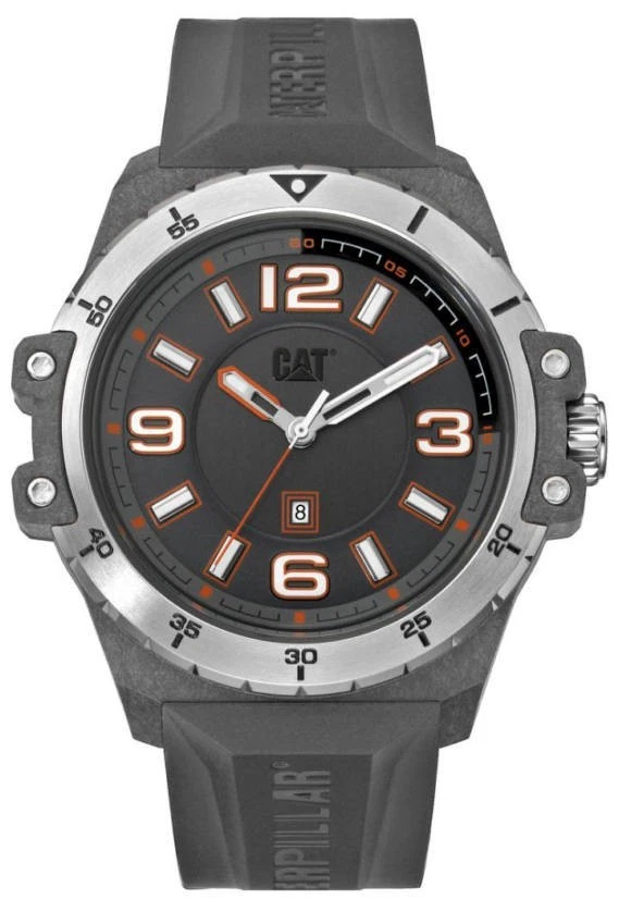 Reloj CAT Caterpillar Nomad 3 manecillas fecha correa gris K015125531 Foto 1 de 1