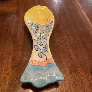 Bella Casa Fish Spoon Rest By Fans - Picture 1 of 7