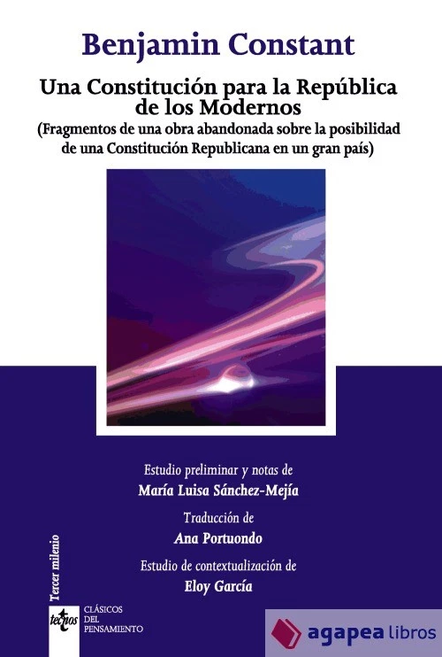 Una Constitución para la República de los Modernos. NUEVO. ENVÍO URGENTE - Imagen 1 de 1