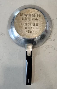 Wagner Ware Magnalite 8 Inch Chef Skillet Vintage 4507 Sidney, Ohio - Picture 1 of 12