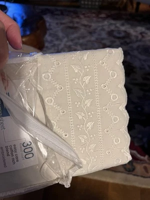 NUEVO JC Penney Home Collection 300 unidades ojales estándar juego de fundas de almohada/2 marfil Foto 1 de 3