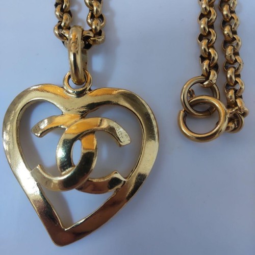 Collana CHANEL Vintage Cc Mark Cuore