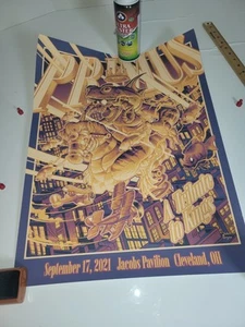 Primus  Music Poster 24" By 18" September 17, 2021, Jacob's Pavlion Ohio - Picture 1 of 10