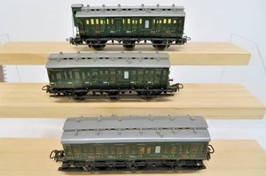 Märklin HO Konvolut 3 dreiachs. Pers-Wg. DB, gebr. aus Hobbyauflösung - o. OVP - Picture 1 of 3