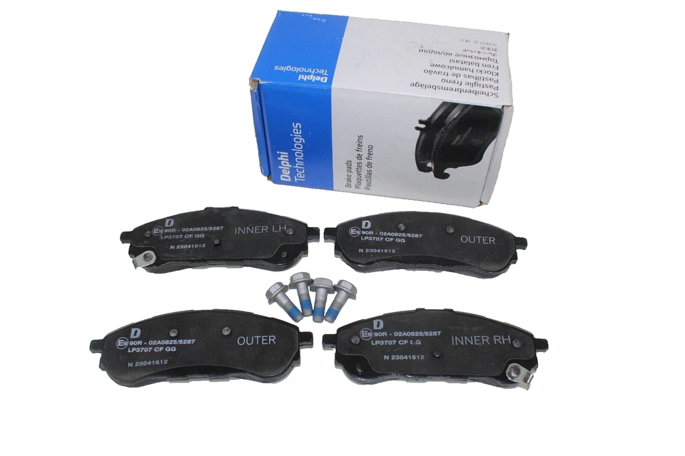 DELPHI LP3707 BREMSBELÄGE BREMSBELAGSATZ BREMSKLÖTZE hinten für FORD