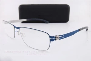 Brand New ic! berlin Eyeglass Frames Fadi Z. Harbour Ash Made in Germany 59mm - Picture 1 of 7