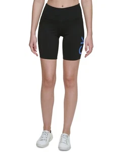 $50 Calvin Klein Performance Womens High-Waisted Logo Bike Shorts Size XS - Picture 1 of 1