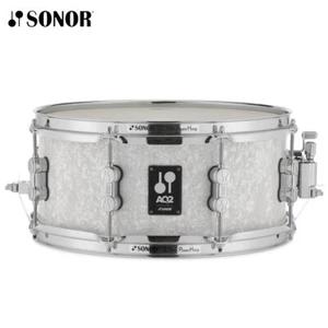 Sonor AQ2 Series 13" x 6" Chrome Plated White Pearl Snare Drum AQ2-1306-SDWCWHP - Picture 1 of 1