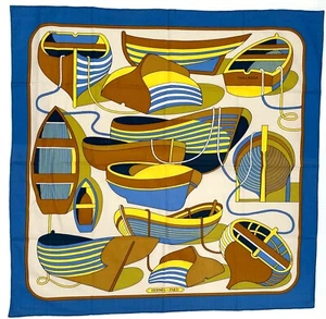Hermes Baumwollschal, Thalassa - Bild 1 von 6