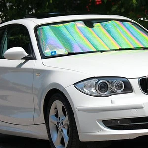 XL Extra Large Reflective and Foldable Car UV Laser Sun Shade Block Screen - Picture 1 of 6