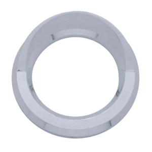 4" Chrome Plastic Security Ring w/ Snap-On Visor - Set of 2 - Picture 1 of 3