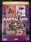 (39) 4x Martial Arts - DVD - Ninja the protector~Ultimate Ninja~Blood of Dragon