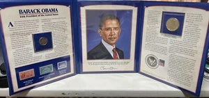Francobolli e Monete Barack Obama 44° Presidente degli Stati Uniti PCS - Collezionisti - Foto 1 di 10