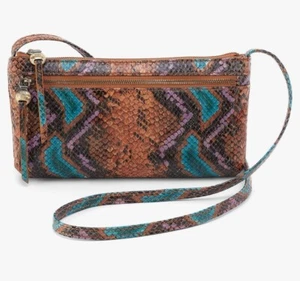 NEW HOBO CARACrossbody-Vivid Multi Snake Print-NWT W/Dust Bag - Picture 1 of 5