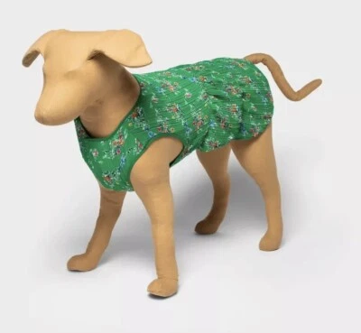 Ботинки и Barkley зеленый цветочный собаки и кошки летнее платье маленький домашних животных одежда новый - Изображение 1 из 4