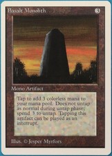 Basalt Monolith Unlimited NM Artifact Uncommon MAGIC CARD (ID# 247267) ABUGames