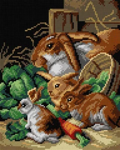 Orchidea Needlepoint canvas for halfstitch without yarn after Alfred Richards... - Picture 1 of 1