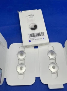 Apple AirTag Pack de 4 - BLANC - Dispositif de suivi Bluetooth - OPEN BOX - Photo 1 sur 6