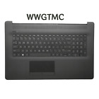 New For HP 17-BY 17-CA Palmrest Backlit Keyboard Touchpad L22749-001 Gray
