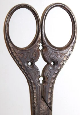Vintage Scissors Kurten Germany with Ornate Scrolling on the Handle 9.25 inch - Image 1 of 3