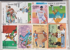 WORLD CUP SOCCER - 50 DIFFERENT TOPICS STAMPS !!! FREE SHIPPING. - Bild 1 von 1