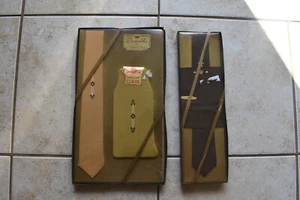 Vintage Collectible RARE NOS Lot of 2 Boxed Boys Ties Sets Free Shipping - Picture 1 of 9