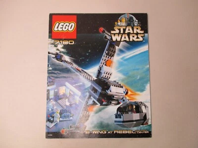 2007 LEGO STAR WARS #7180 B-WING AT REBEL BASE INSTRUCTION MANUAL ONLY - Image 1 of 4