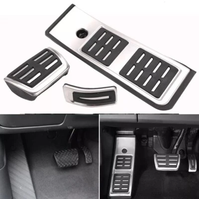Für Audi Automatik A4 8W B9 A5 F5 Set Pedalset Pedale Pedalkappen FußstÜtze DE - Bild 1 von 4