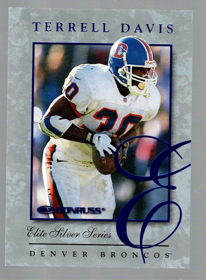 1997 Donruss Elite #5 Terrell Davis 4836/5000 - Image 1 of 1