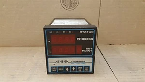 ATHENA CONTROLS Temp. Controller 6075-F0 00-A-01F, 0 to 1400° F *for parts* - Picture 1 of 4