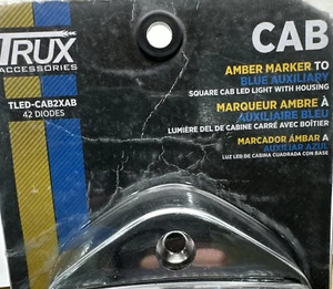 Trux TLED-CAB2XAB Dual Revolution, Led, With Housing, Amber/Blue, 42 Diodes NEW - Picture 1 of 3