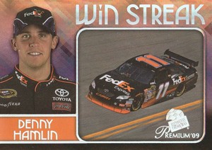 2009 Press Pass Premium NASCAR Racing Win Streak #WS11 Denny Hamlin