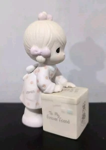 Precious Moments "To My Forever Friend" 1987 Porcelain Figurine - Picture 1 of 4