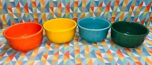 NEW mixed bright color set 4 FIESTA WARE GUSTO BOWLS 28 oz free shipping - Picture 1 of 3