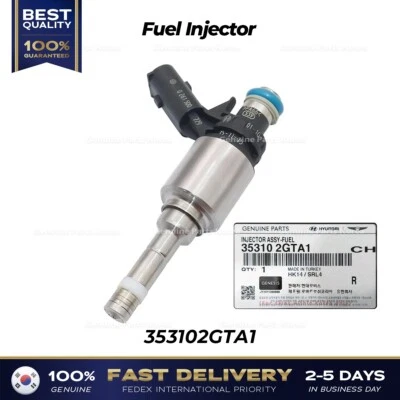 ⭐Genuíno⭐ Injetor de combustível 353102GTA1 para Hyundai Genesis Kia - Imagem 1 de 4