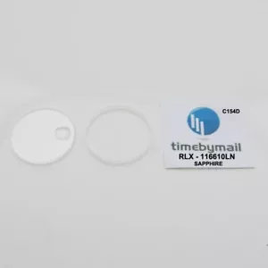 Reloj para ROLEX 116610LN Submariner Fecha Zafiro Cristal NUEVO Repuesto C154E - Imagen 1 de 2